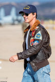 Tom Cruise’s Brown Jacket Maverick Top Men's Bomber Style Biker Jacket