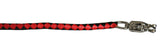 Motorcycle Leather Biker Style Whip Get Back whip 36" BLACK / RED